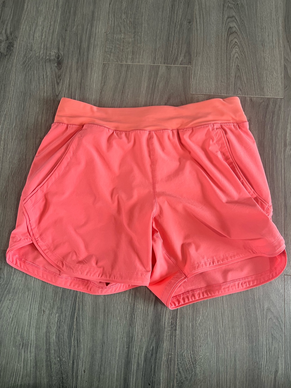 Lands' End Coral Athletic Shorts